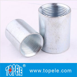 1/2" থেকে 6" থ্রেড জিংক লেপ ইলেকট্রিকাল গ্যালভানাইজড স্টীল আইএমসি / স্টিকি থ্রেডড কন্ডাক্ট কাপলিং