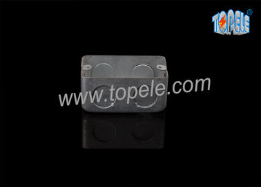 2 ইঞ্চি x4 ইঞ্চি / মার্কিন স্ট্যান্ডার্ড প্রি-গ্যালভানাইজড স্টীল সুইচ ডিভাইস আয়তক্ষেত্রাকার কন্ডাক্ট বক্স / বৈদ্যুতিক কন্ডাক্ট বক্স