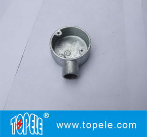 TOPELE BS4568 / BS31 নমনীয় লোহা / অ্যালুমিনিয়াম একমুখী টার্মিনাল বৈদ্যুতিক কন্ডাক্ট সার্কুলার জংশন বক্স / হ্যান্ড ইউটিলিটি