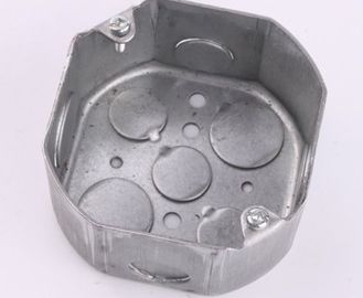 TOPELE 54171, 4 ′′ অষ্টভুজ ইস্পাত গ্যালভানাইজড বৈদ্যুতিক কন্ডাক্ট বক্স, 2-1/8 &quot;গভীর, 1/2 ইঞ্চি Knockou