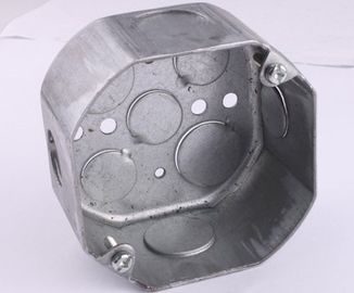 TOPELE 54171, 4 ′′ অষ্টভুজ ইস্পাত গ্যালভানাইজড বৈদ্যুতিক কন্ডাক্ট বক্স, 2-1/8 &quot;গভীর, 1/2 ইঞ্চি Knockou