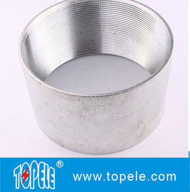 1/2" থেকে 6" থ্রেড জিংক লেপ ইলেকট্রিকাল গ্যালভানাইজড স্টীল আইএমসি / স্টিকি থ্রেডড কন্ডাক্ট কাপলিং