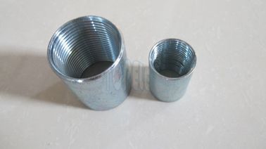 1/2" থেকে 6" থ্রেড জিংক লেপ ইলেকট্রিকাল গ্যালভানাইজড স্টীল আইএমসি / স্টিকি থ্রেডড কন্ডাক্ট কাপলিং