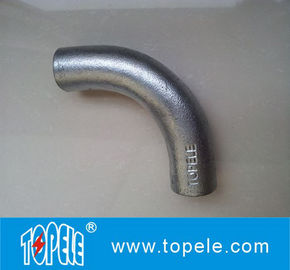 BS4568 পাইপ ফিটিং 20mm, 25mm নমনীয় লোহা সলিড কনুই, 90 ডিগ্রী