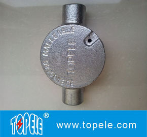 BS4568 দ্বি-মুখী নমনীয় লোহা / অ্যালুমিনিয়াম বৃত্তাকার বৈদ্যুতিক জংশন বাক্স - মাধ্যমে পথ