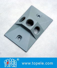 OEM উল্লম্ব অ্যালুমিনিয়াম আয়তক্ষেত্রাকার আবহাওয়া প্রতিরোধী বৈদ্যুতিক বাক্স কভার