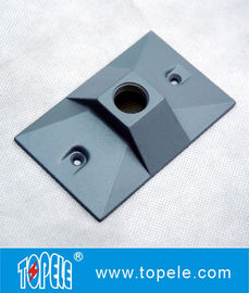 OEM উল্লম্ব অ্যালুমিনিয়াম আয়তক্ষেত্রাকার আবহাওয়া প্রতিরোধী বৈদ্যুতিক বাক্স কভার