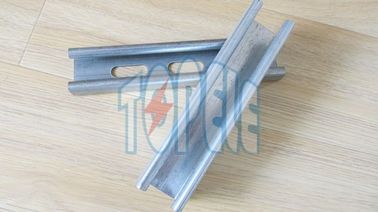 প্লেইন চ্যানেল41x25mm, 41x35mm প্রাক গ্যালভানাইজড পারফোরড প্লেইন / স্লট স্ট্রুট চ্যানেল স্টিল ইউনিস্ট্রুট চ্যানেল
