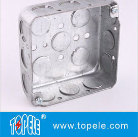 TOPELE 52151 / 52161 / 52171 গ্যালভানাইজড স্টীল স্কয়ার বৈদ্যুতিক আউটলেট বক্স