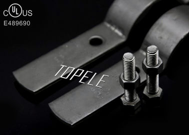 কার্বন ইস্পাত পাইপ clamps 1/2 ইঞ্চি সঙ্গে স্লিভার পাইপ হোল্ডার clamps - 6 ইঞ্চি আকার