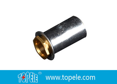 TOPELE 25mm / 32mm BS ইলেকট্রিকাল কন্ডাক্ট গ্যালভানাইজড কপলিং সঙ্গে ব্রাস কপলার
