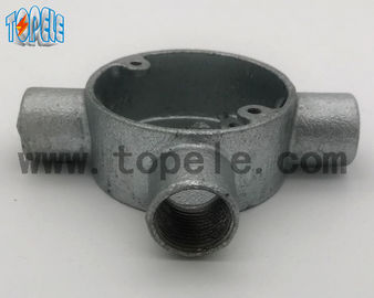 অ্যালুমিনিয়াম / নমনীয় লোহা BS4568 কন্ডাক্ট থ্রি ওয়ে জংশন বক্স দীর্ঘ জীবনকাল