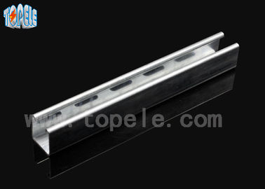 41*41mm Unistrut চ্যানেল Strut C প্রোফাইল / স্লট সমর্থন চ্যানেল