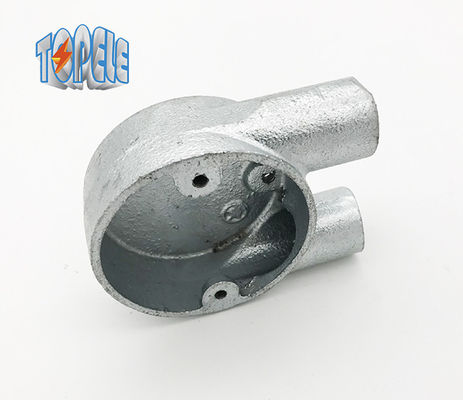 শাখা 2 ওয়ে ইউ নমনীয় লোহা বক্স BS4568 পাইপ ফিটিং হট ডপ গ্যালভানাইজড