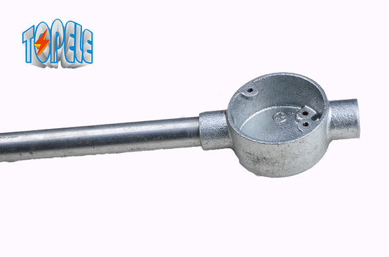 নমনীয় কাস্ট আয়রন 2 উপায় BS4568 কন্ডাক্ট সার্কুলার জংশন বক্স