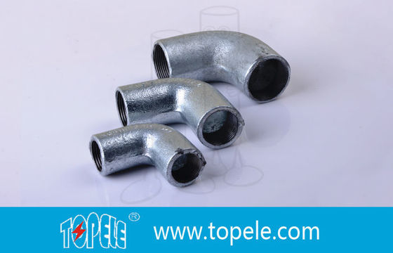 অভ্যন্তরীণ থ্রেড বাঁক ইস্পাত 20mm 25mm 32mm BS4568 কন্ডাক্ট এলকো