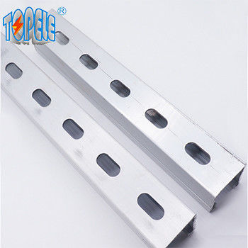 পারফোরড গ্যালভানাইজড স্টিল 41x41 Unistrut Slotted চ্যানেল