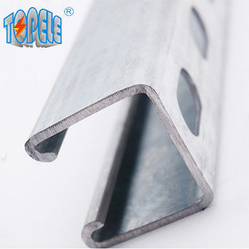পারফোরড গ্যালভানাইজড স্টিল 41x41 Unistrut Slotted চ্যানেল