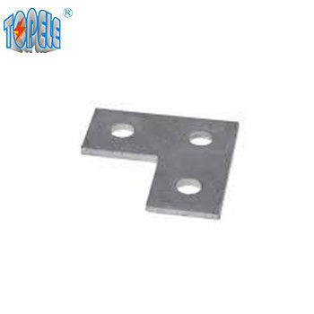 ছিদ্রযুক্ত 3 গর্ত সমতল কোণ প্লেট Galvanized Unistrut চ্যানেল