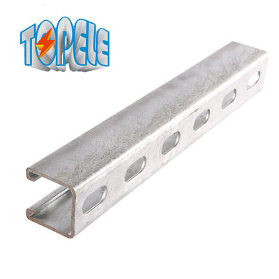 Hdg 41 x 41 মিমি স্লটযুক্ত স্টেইনলেস স্টীল ইউনিস্ট্রুট চ্যানেল