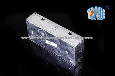 BS4662 জিআই সুইচ ওয়ান গ্যাং / টু গ্যাং বৈদ্যুতিক বক্স এবং কভার, জিআই কন্ডাক্ট বক্স