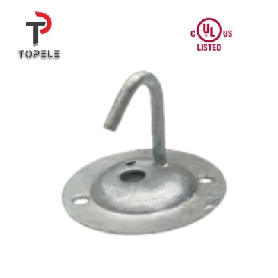 BS4568 ইস্পাত হুক প্লেট বৈদ্যুতিক কন্ডাক্ট ফিটিং ক্যাবল ব্যবস্থাপনা