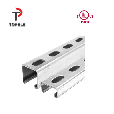 Galvanized Slotted Strut Channel Unistrut 1.5 মিমি - 3.0 মিমি